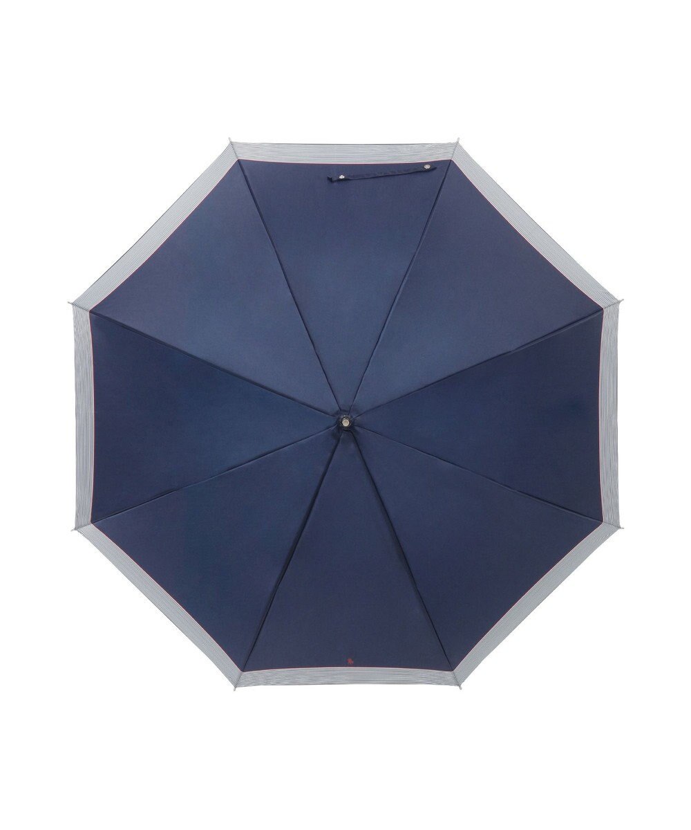 MOONBAT 【WEB限定】POLO RALPH LAUREN（ポロ ラルフローレン）長傘 ワンポイントポロポニー×裾ボーダー 8本骨 