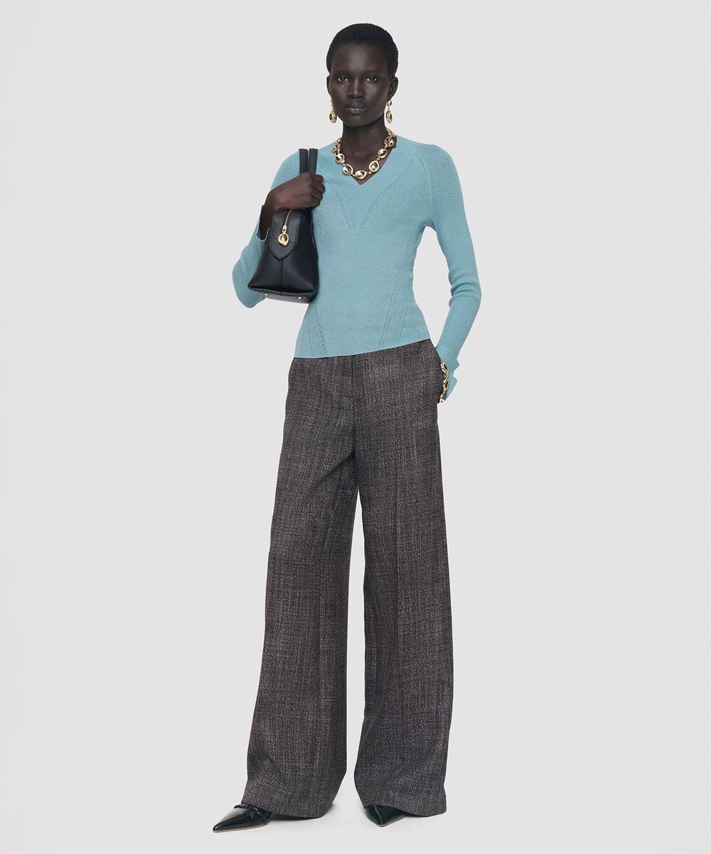 JOSEPH シアークレープ　ロングスリーブニット 