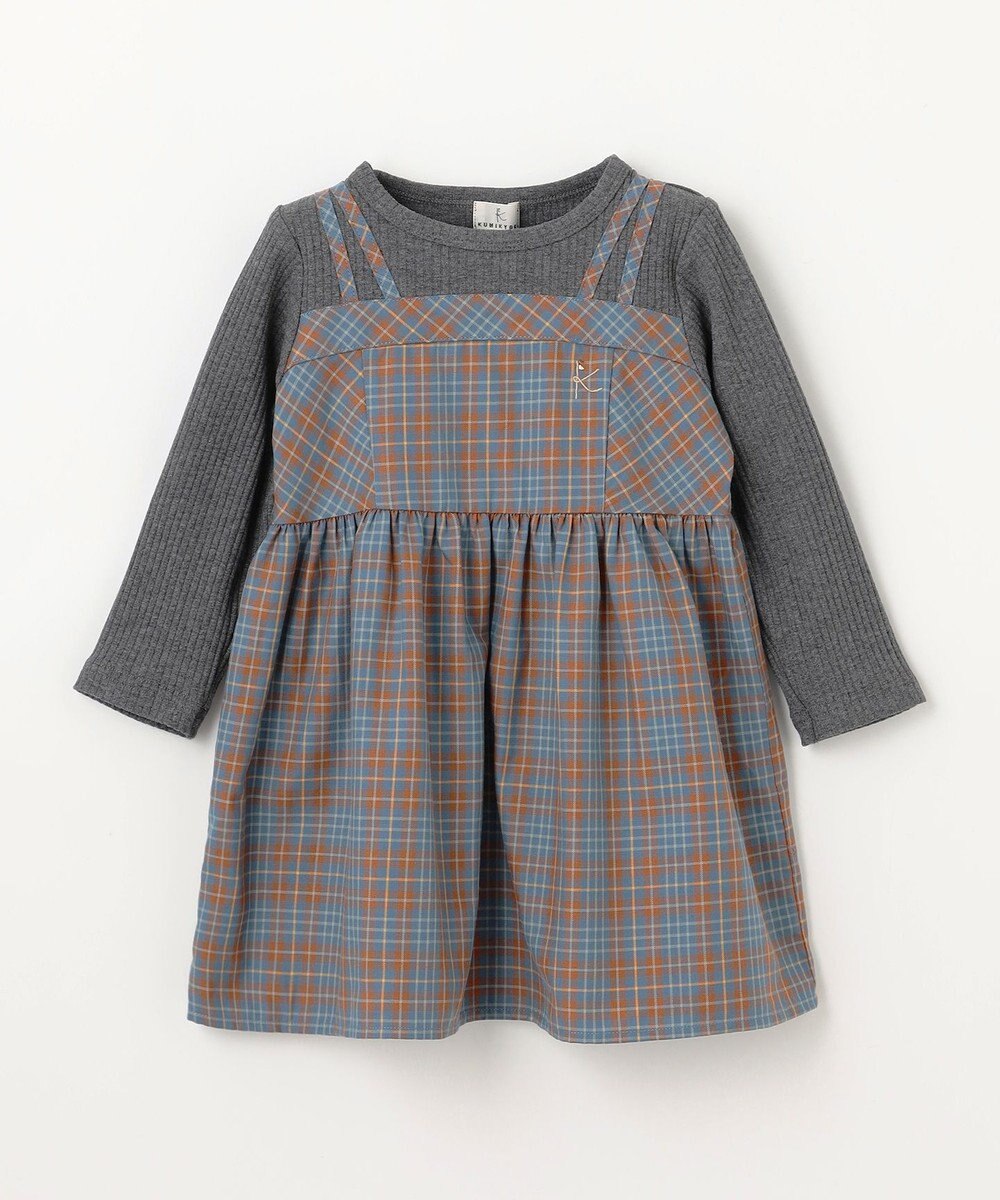 組曲 KIDS 【90-100㎝】ビスチェック トップス 