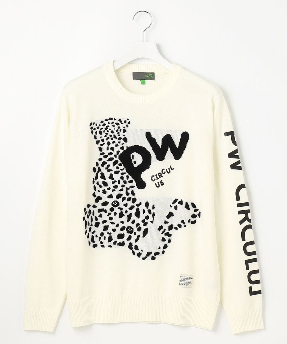 PW CIRCULUS 【MEN】LEOPARD ジャガードニット 