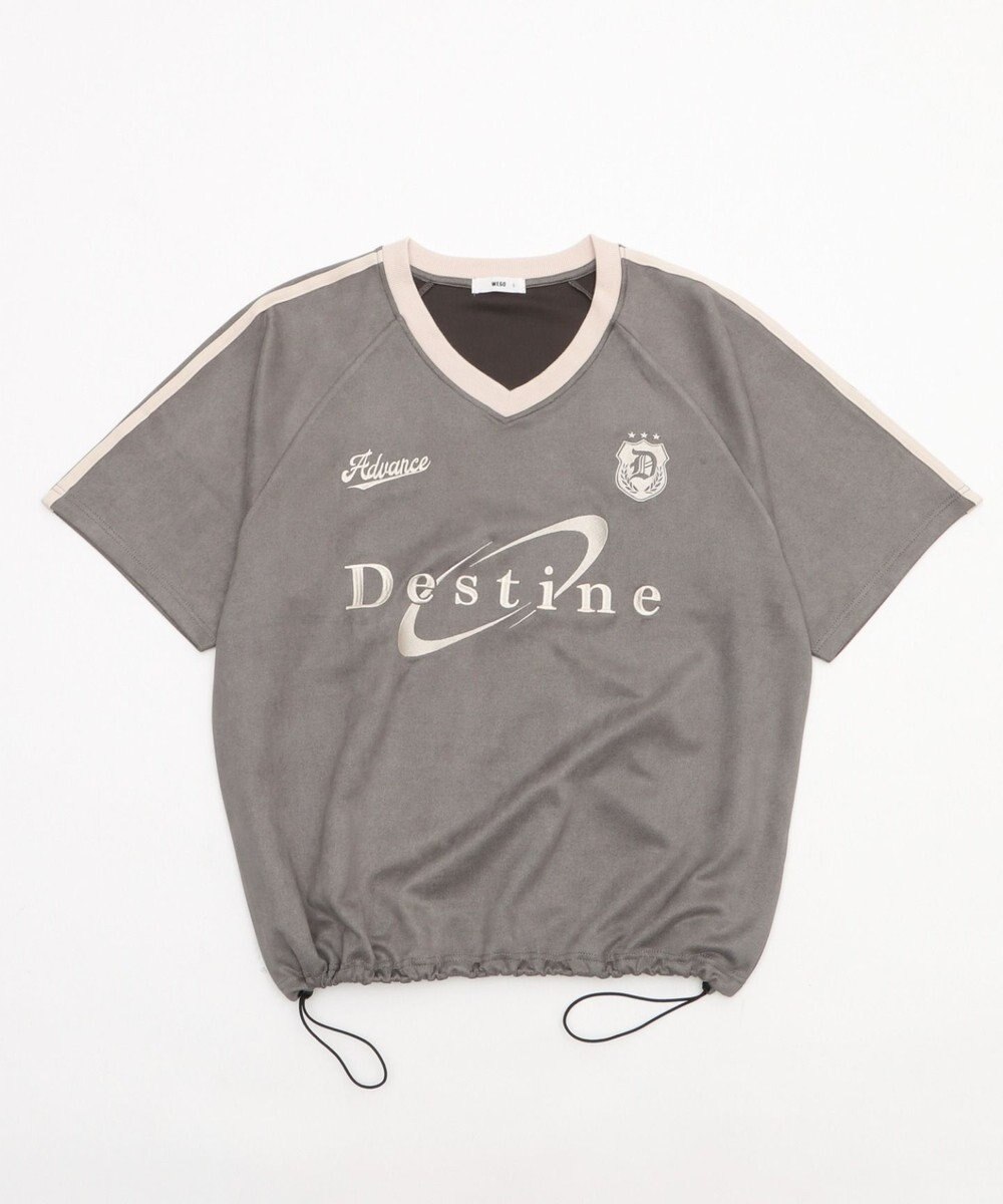 WEGO 【ユニセックス着用ITEM/MLサイズ展開】フェイクスウェードゲームT（SS） 