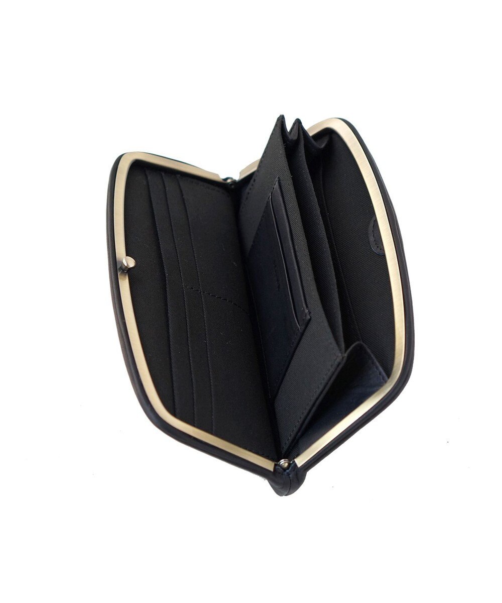 FOLNA RD ソフトレザーロング 天溝がま口 財布 