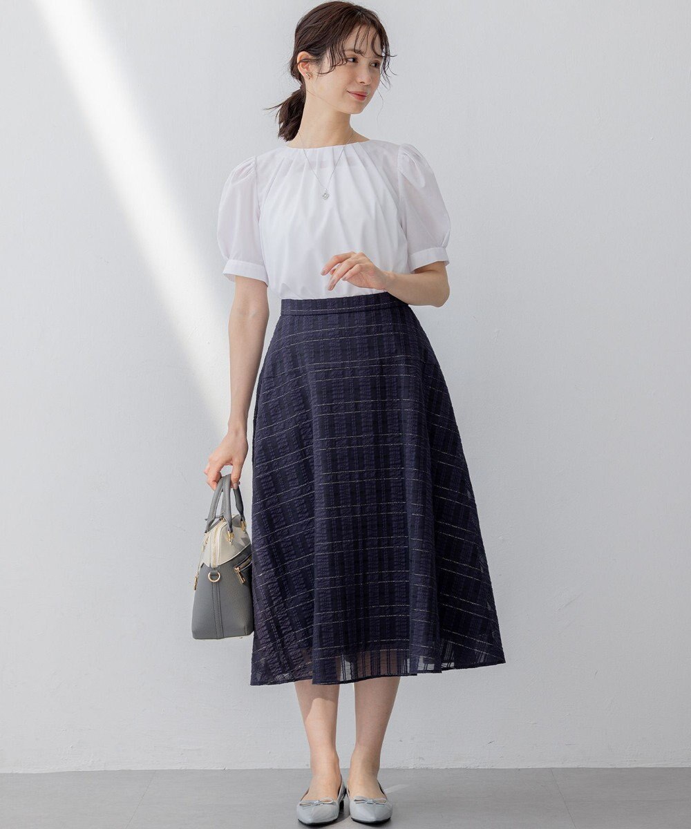 組曲 S ラメシアーチェック スカート 
