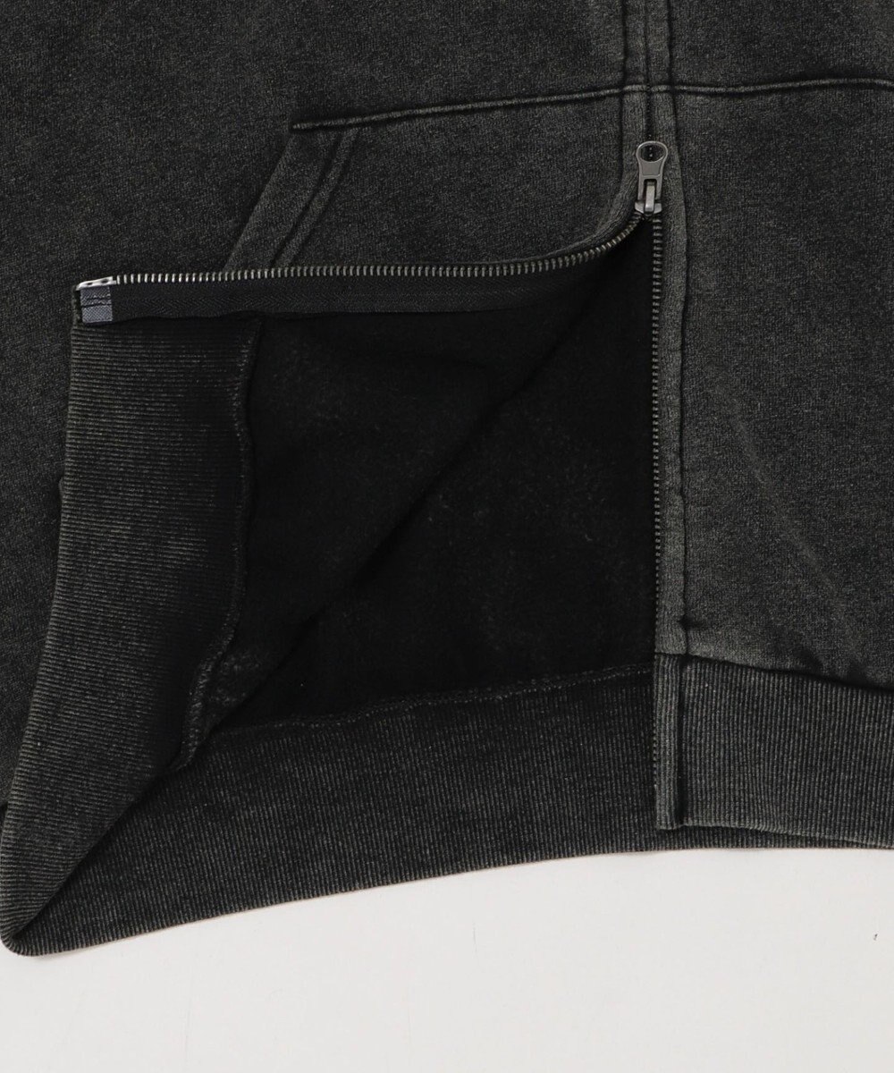 WEGO 【ユニセックス着用ITEM/MLサイズ展開】ショートグラフィックZIPパーカー 