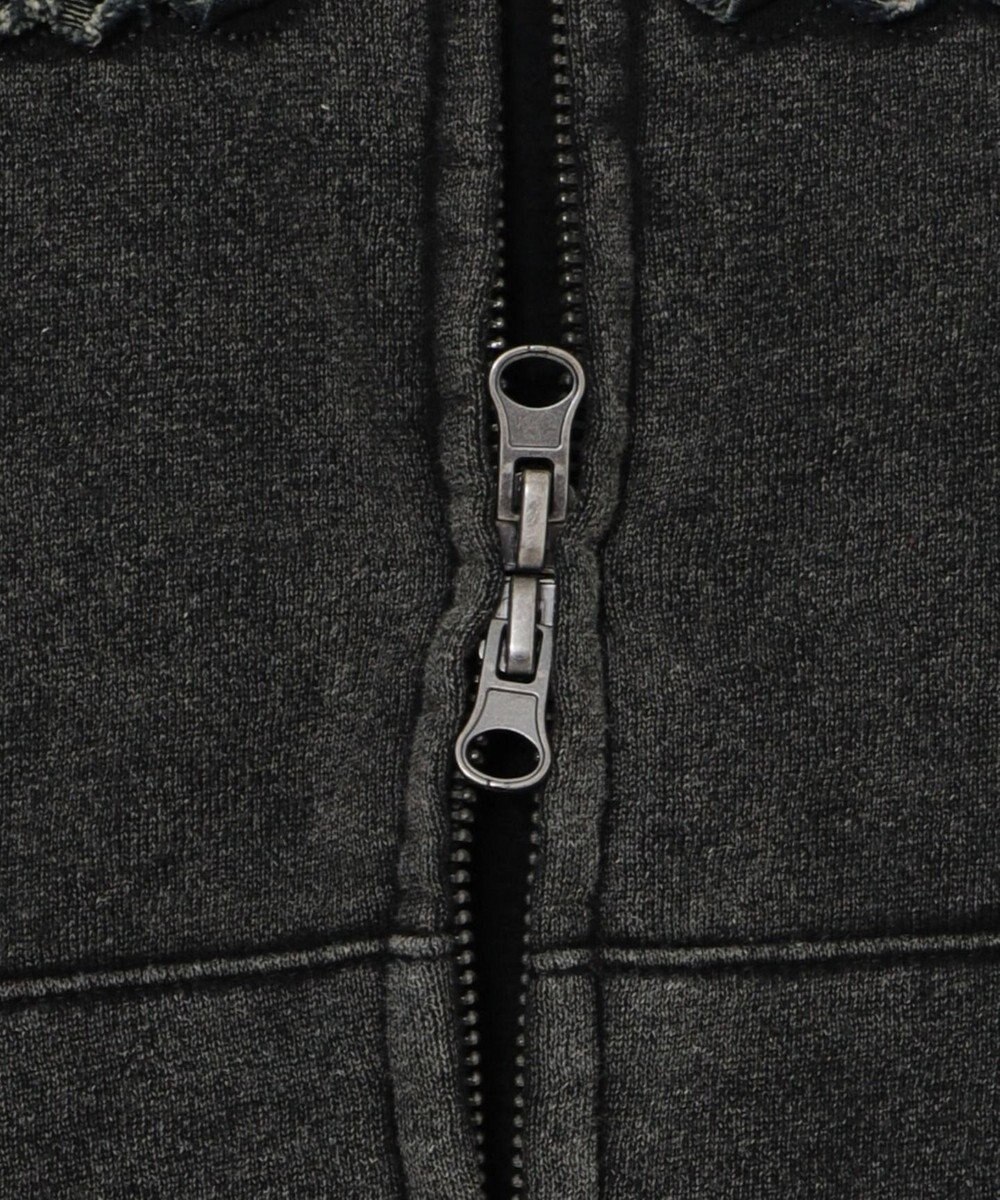 WEGO 【ユニセックス着用ITEM/MLサイズ展開】ショートグラフィックZIPパーカー 