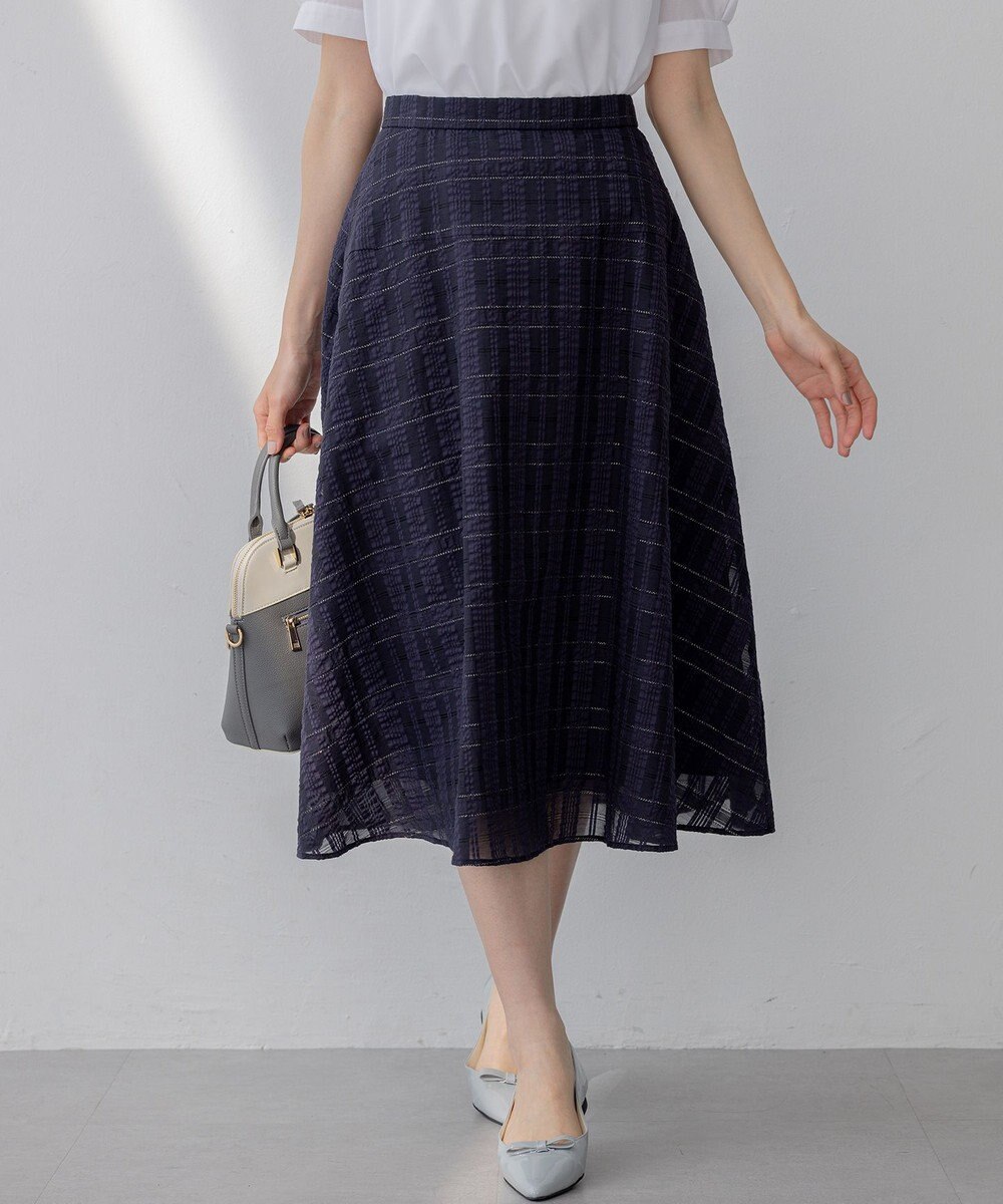 組曲 S ラメシアーチェック スカート 