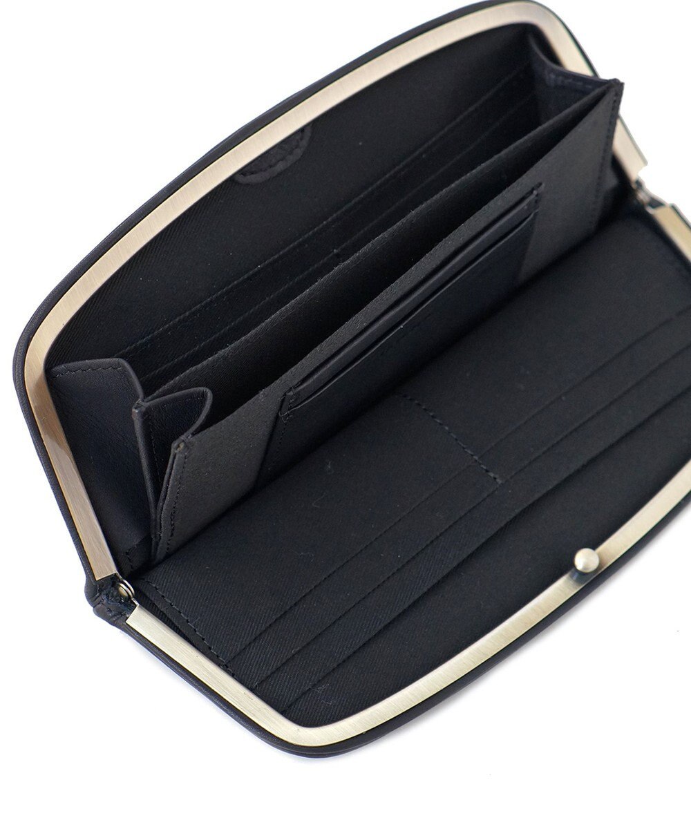 FOLNA RD ソフトレザーロング 天溝がま口 財布 