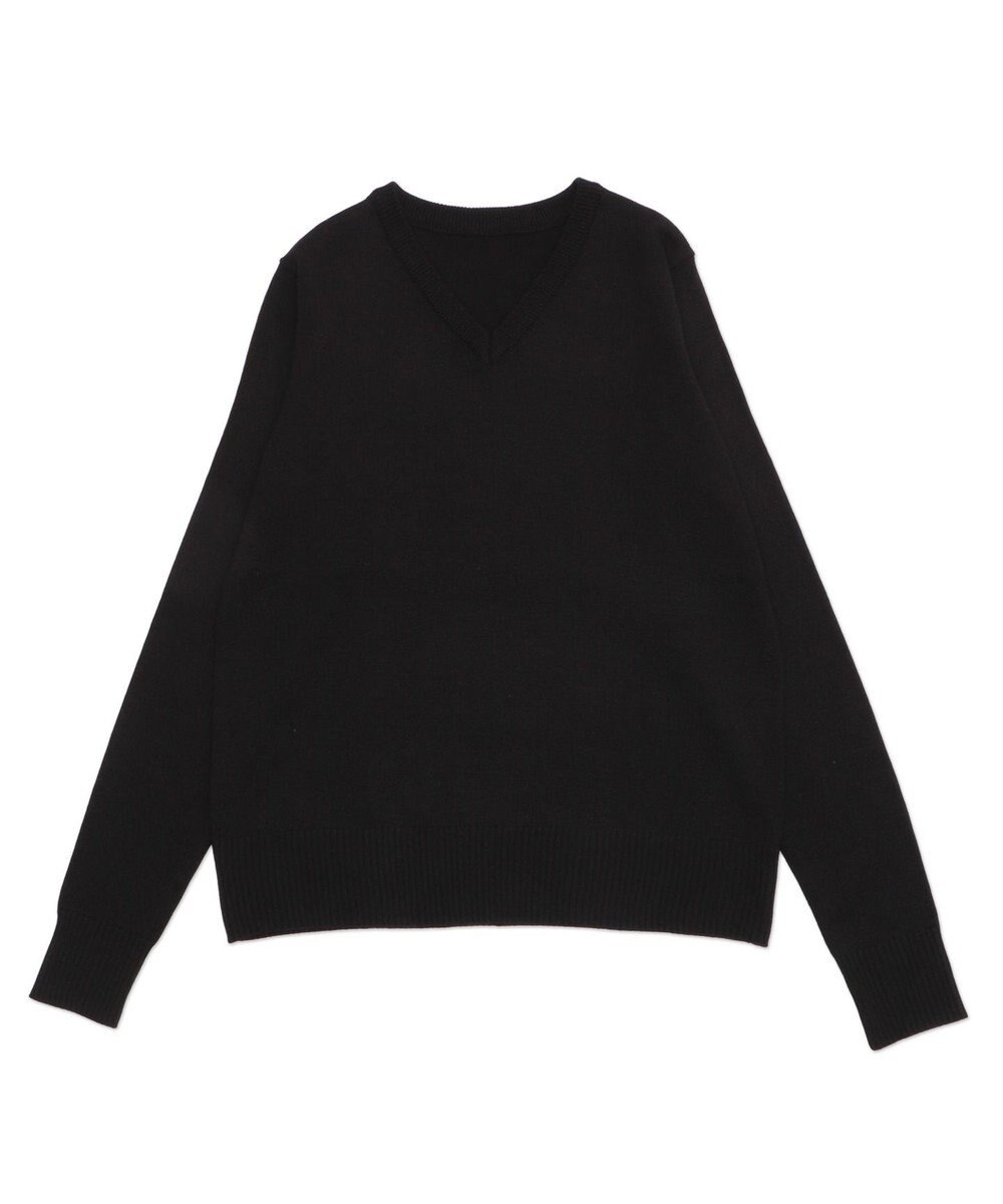 WEGO 【WEB限定/2025年秋冬新作/洗濯OK/毛玉レス/MLXLサイズ展開/オフィス/カジュアル】ベーシックニットセーター 