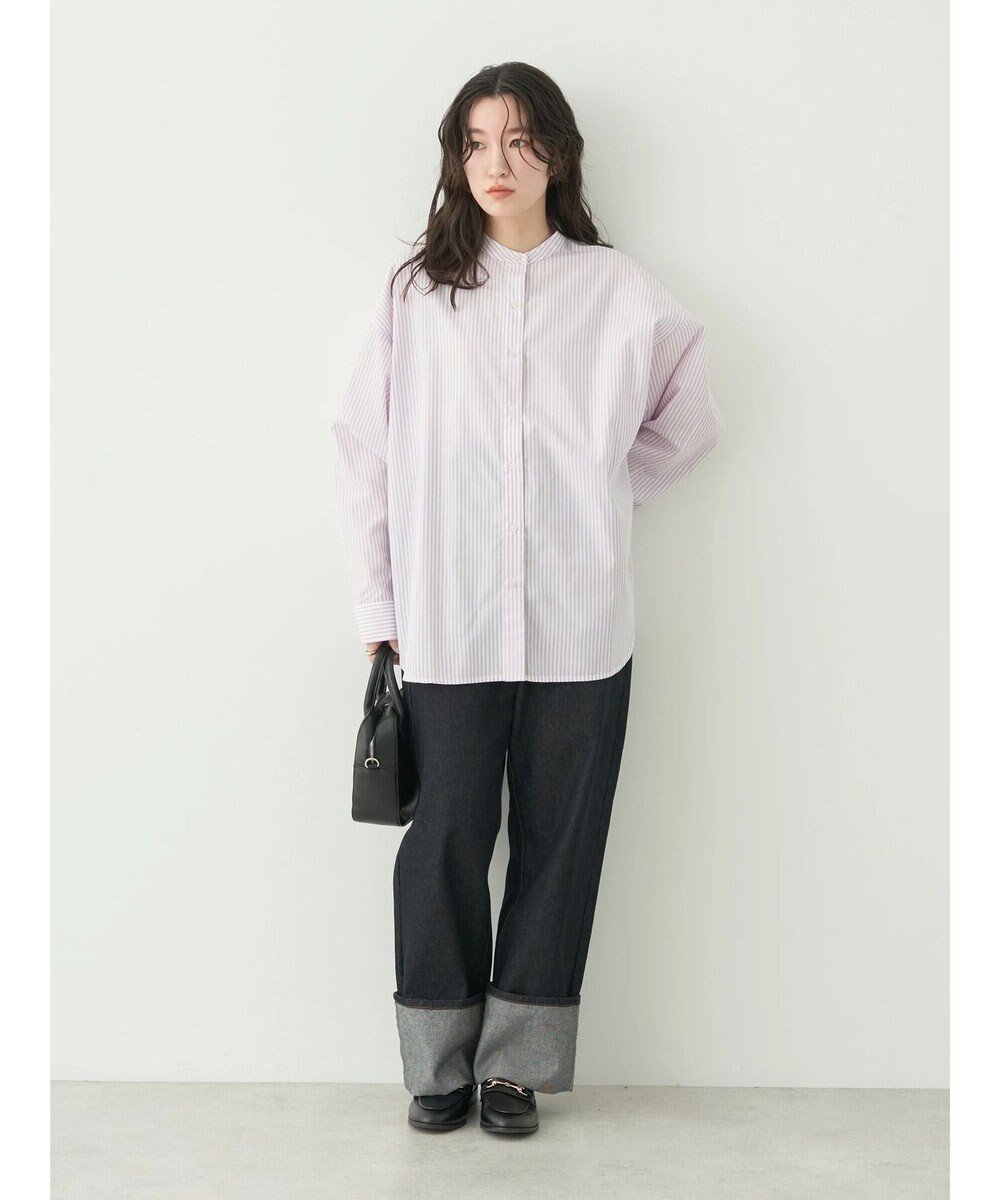 earth music&ecology ドルマンストライプシャツ 