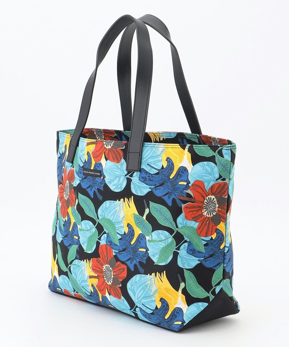 YUSHI R.C- TOTEBAG　ボタニカル柄　トートバッグ 