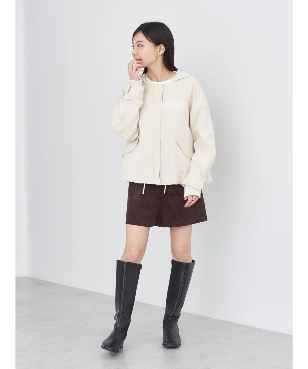 earth music&ecology ワッフルコーデュロイショートパンツ 