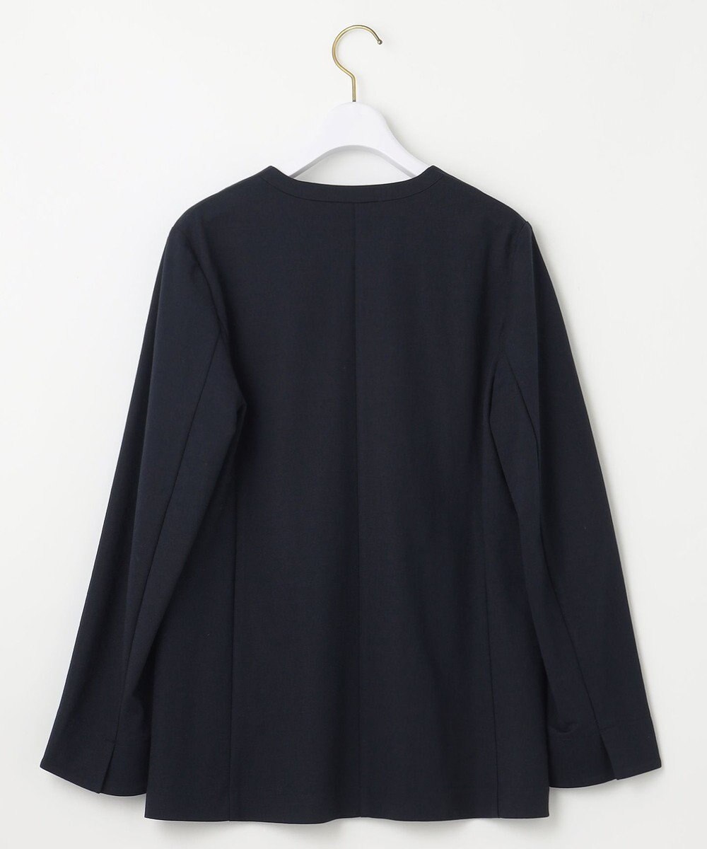 ANY SIS 【洗える】ノーカラーライト ジャケット 