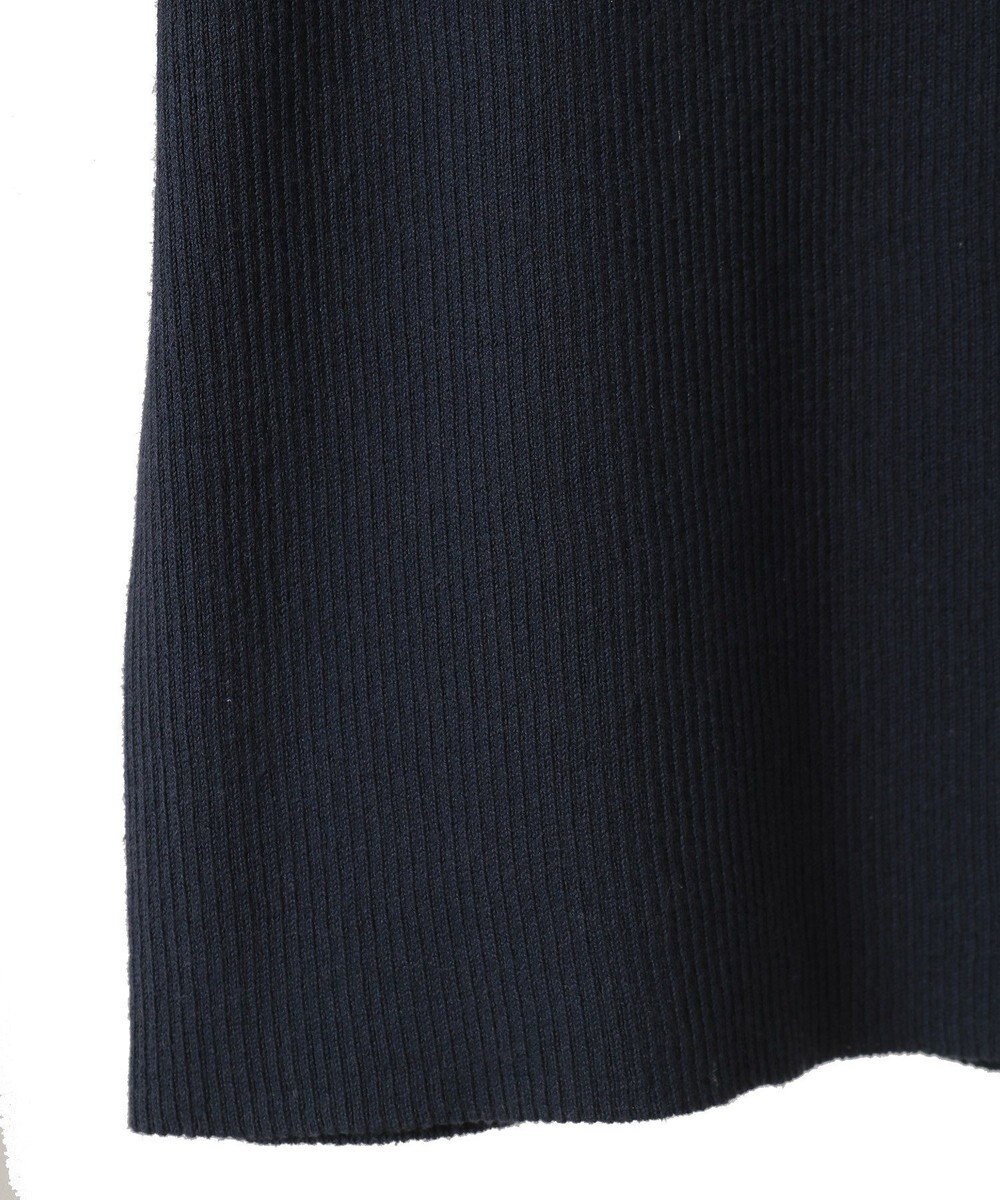 AMERICAN HOLIC 袖口バイカラー半袖ニットプルオーバー 