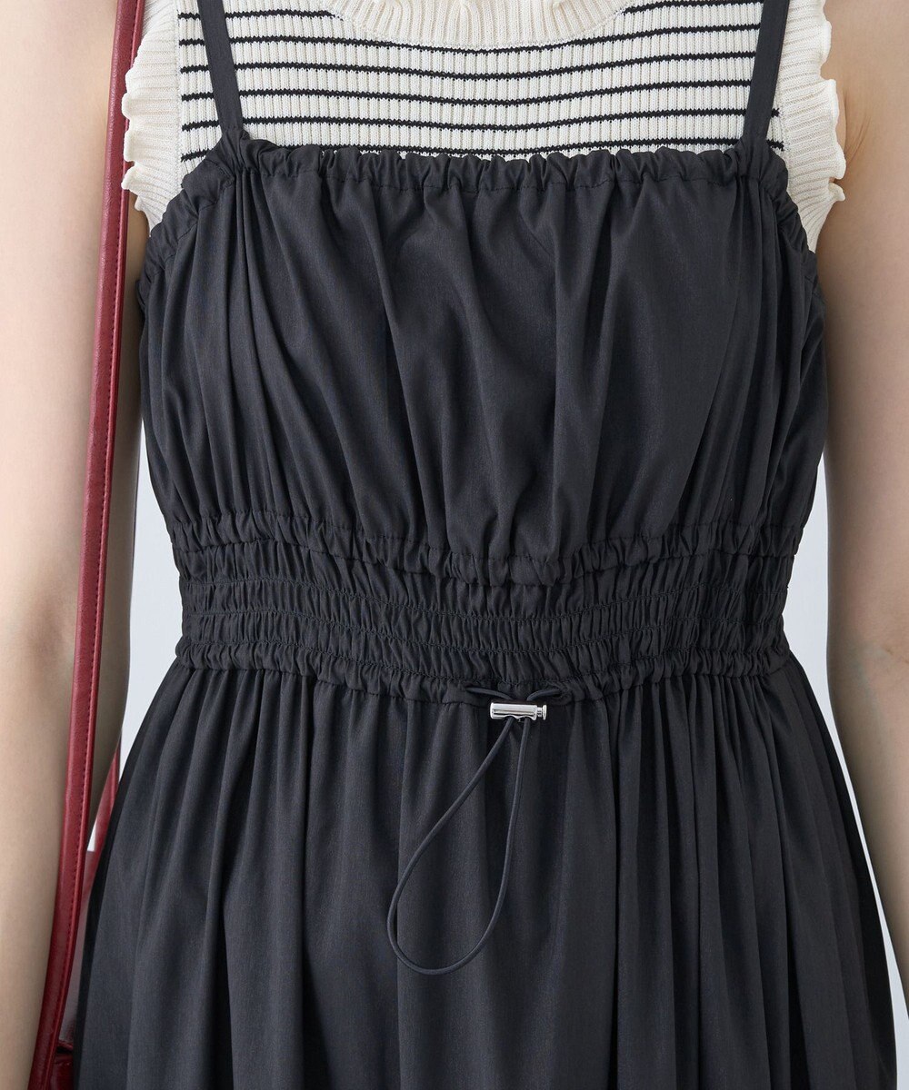 earth music&ecology ドロストシャーリングキャミワンピース 