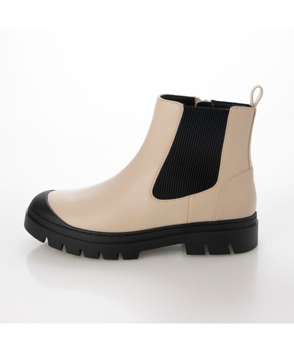 ing <ing>【レイン対応】ラバートゥサイドゴアブーツ 