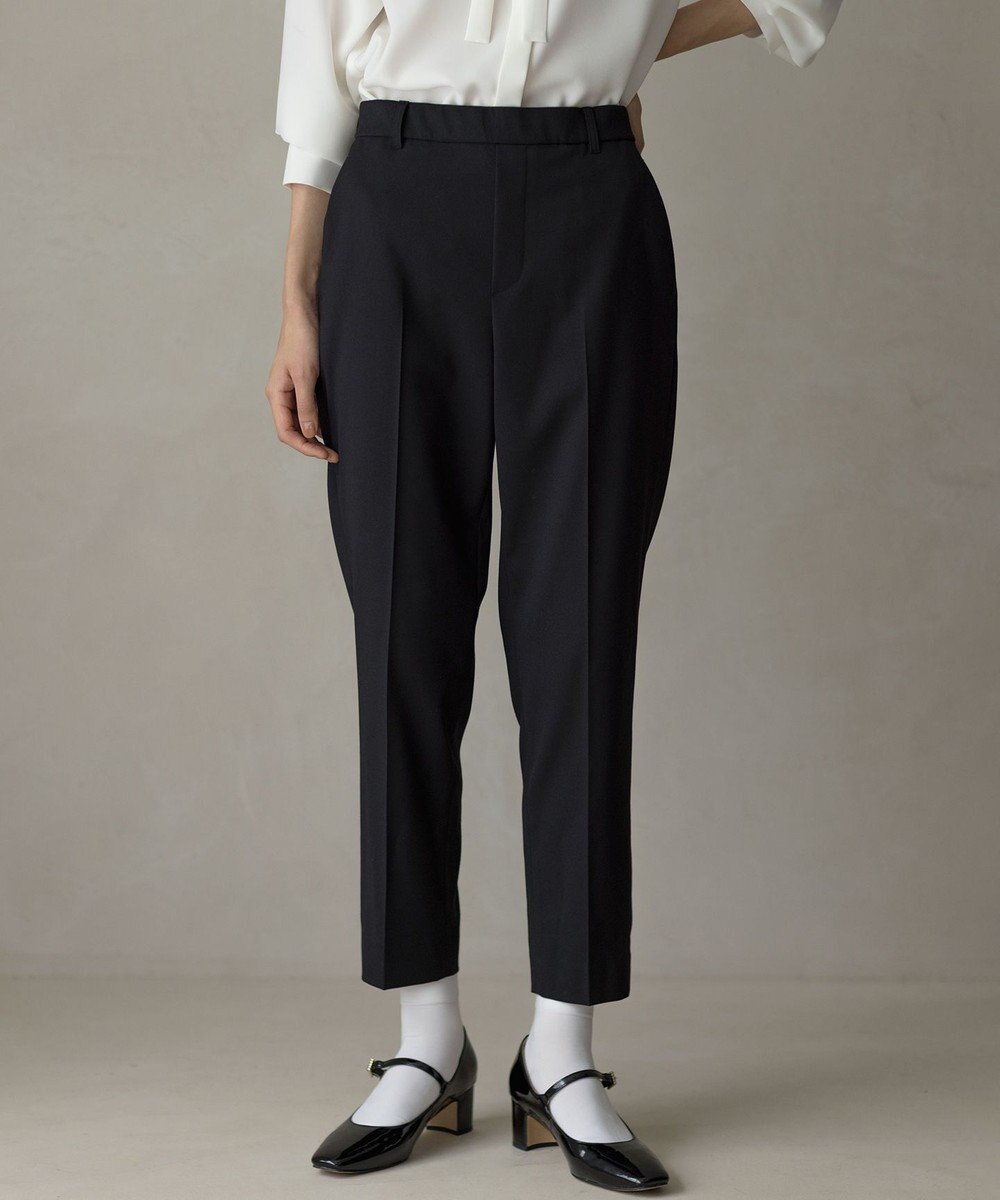 組曲 L ハンサムツイルテーパード パンツ 