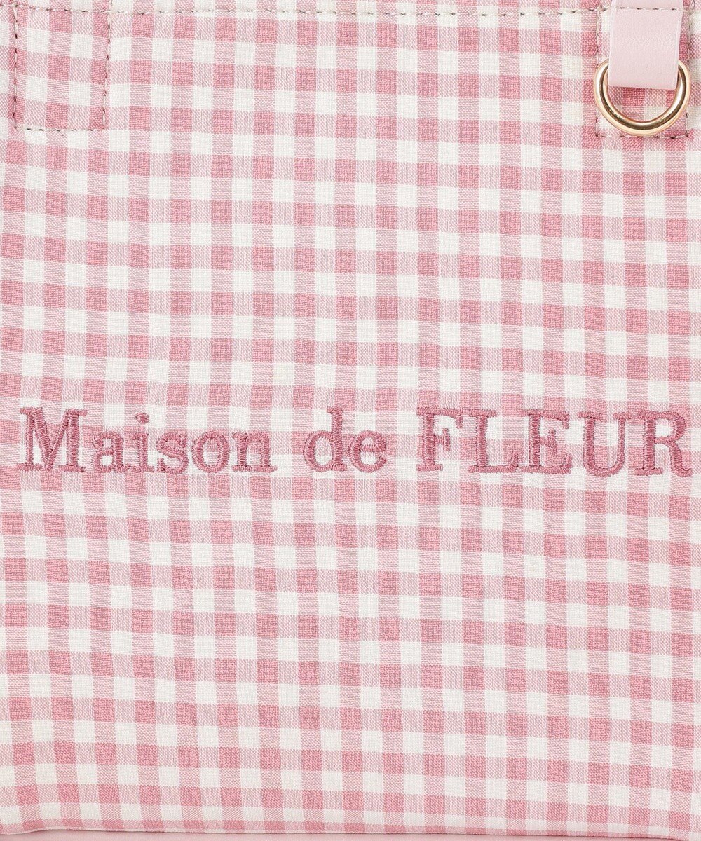 Maison de FLEUR ギンガムフリル2Wayバッグ 