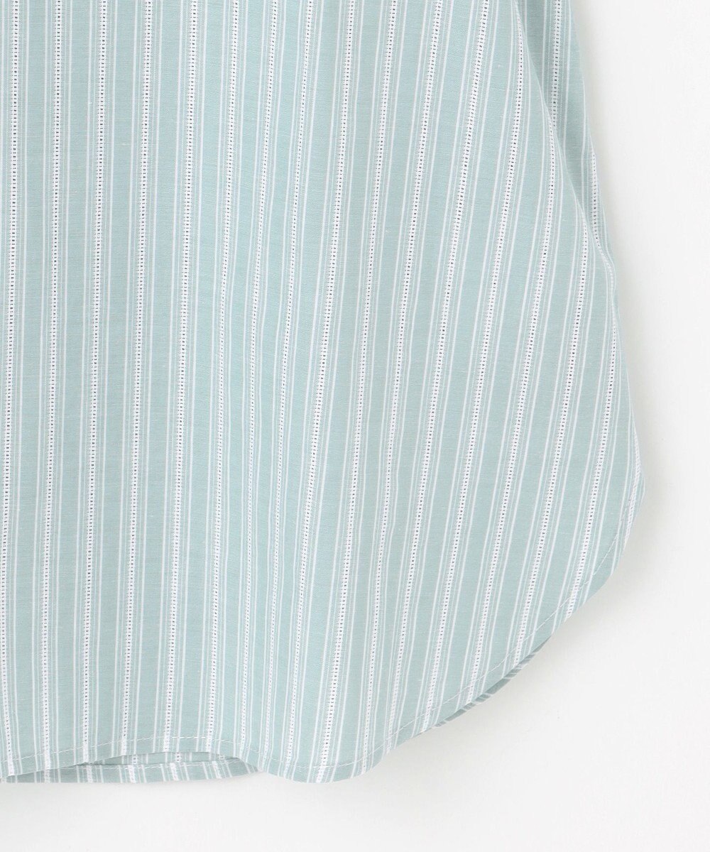 J.PRESS LADIES 【洗える】BEZ 空羽ストライプ クルーネック ブラウス 