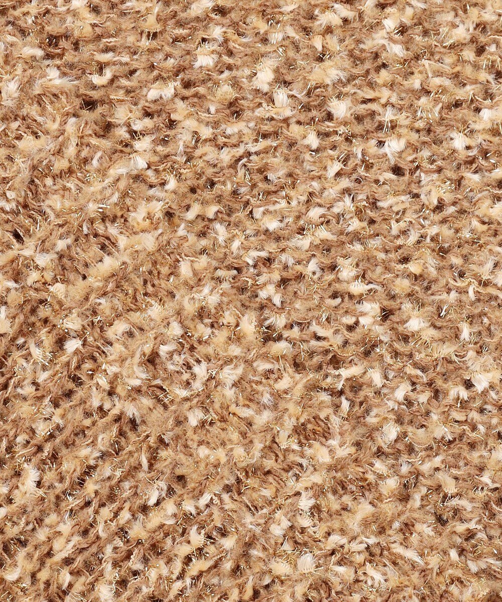 自由区 【カタログ掲載】ラメファンシーツイードニット ベスト 