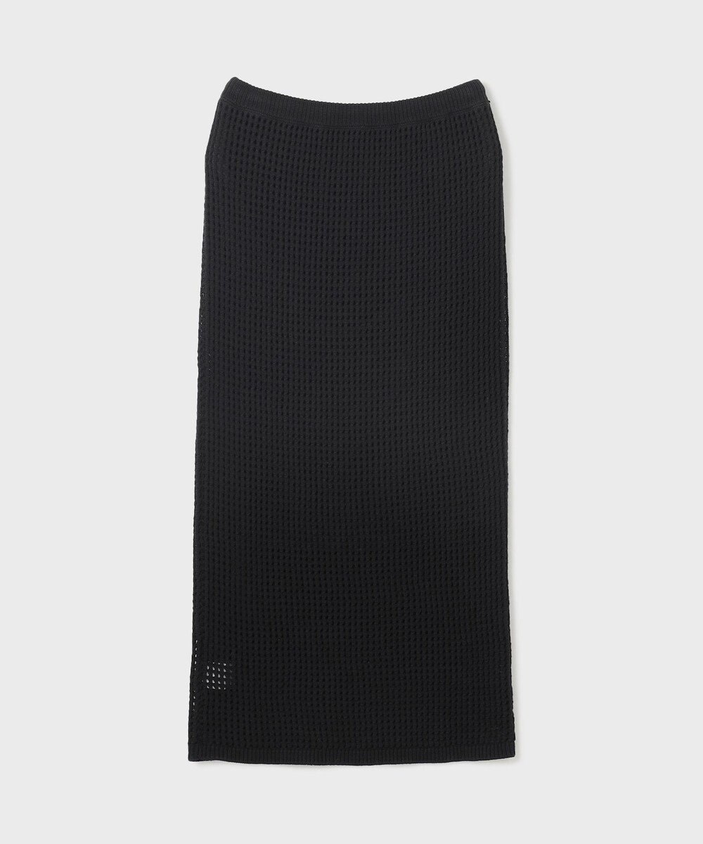 GRACE CONTINENTAL メッシュタイトニットスカート 