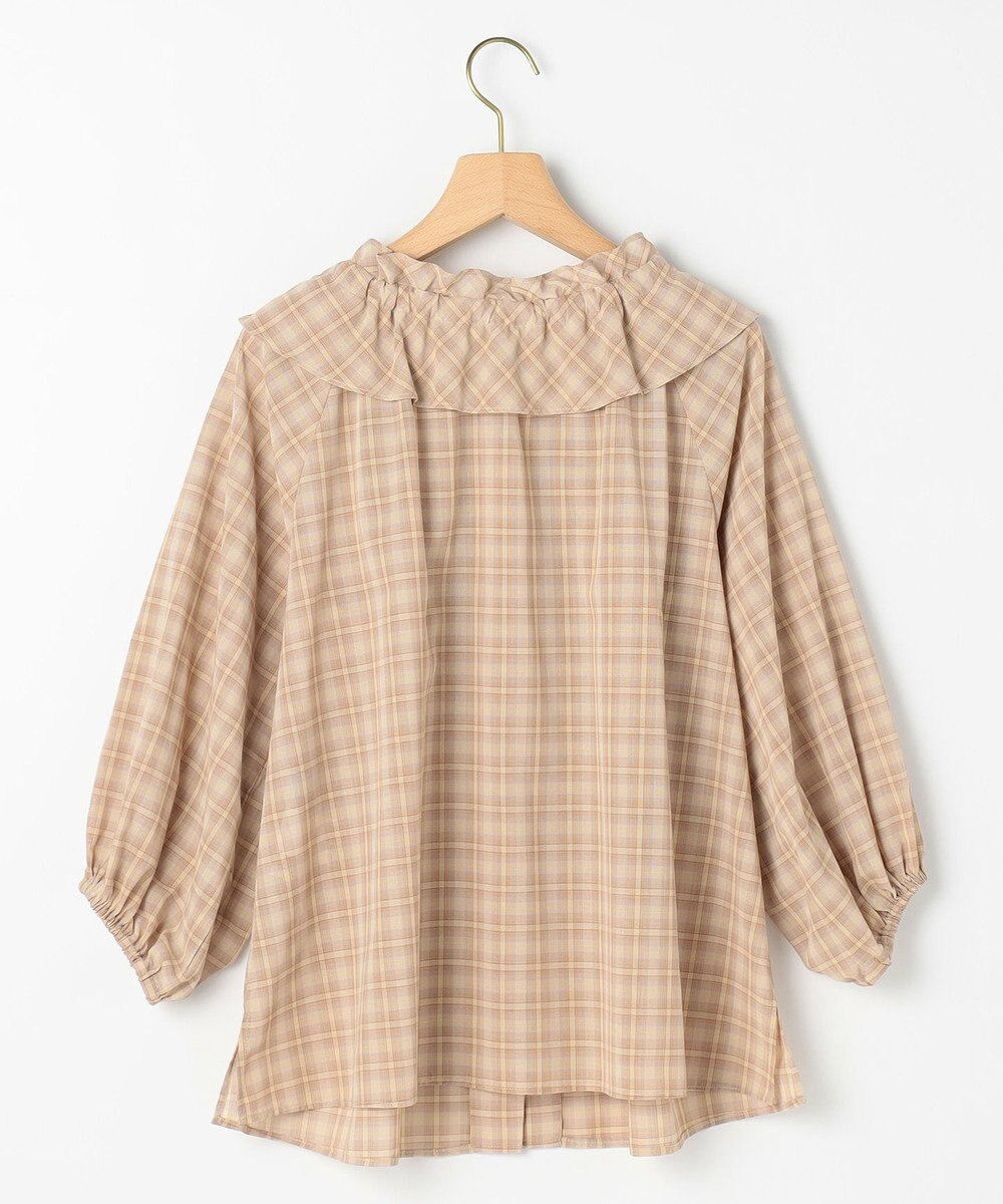 組曲 S ライトトロピカルロールネック ブラウス 