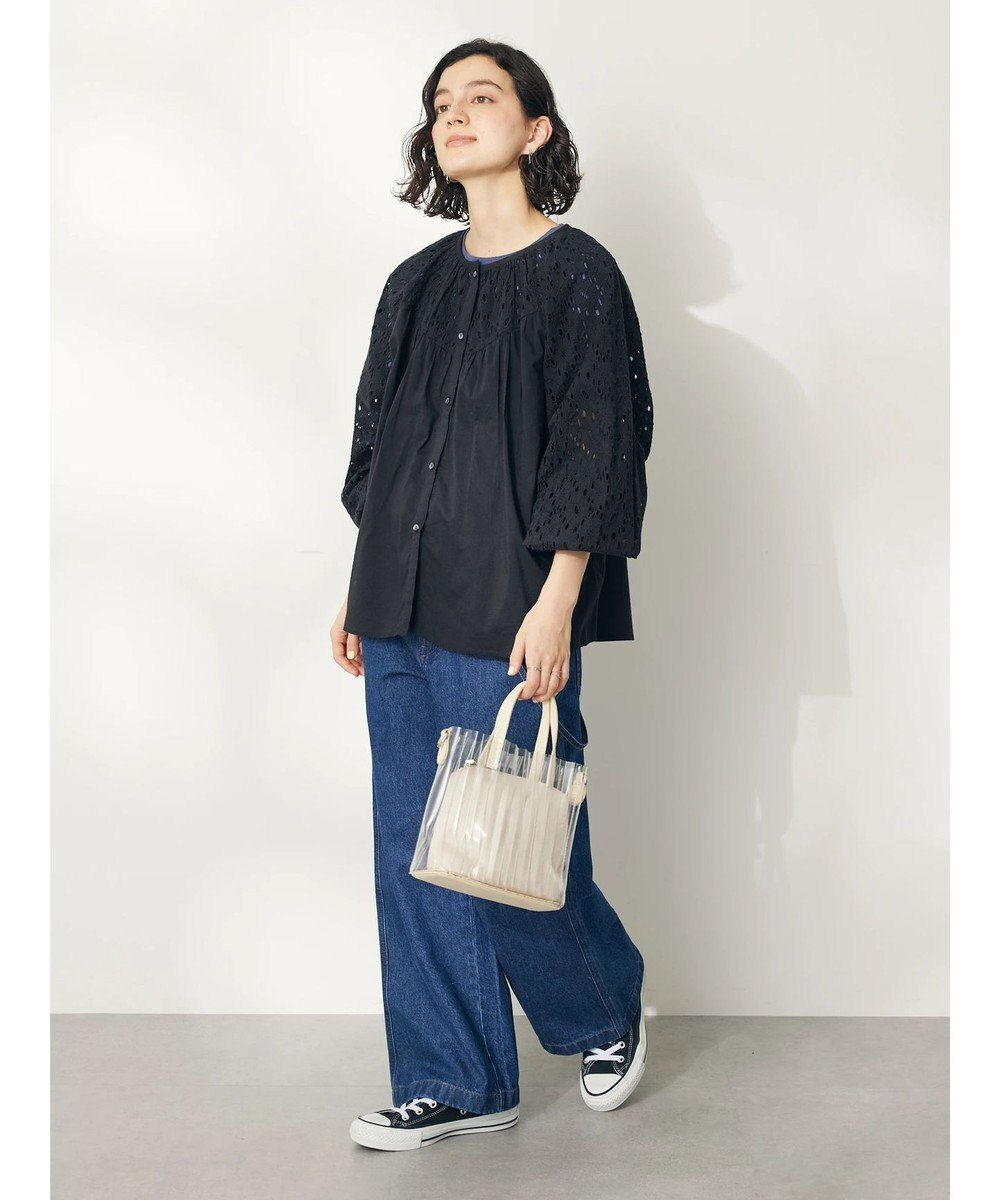 CRAFT STANDARD BOUTIQUE インド綿アイレット刺繍ブラウス 