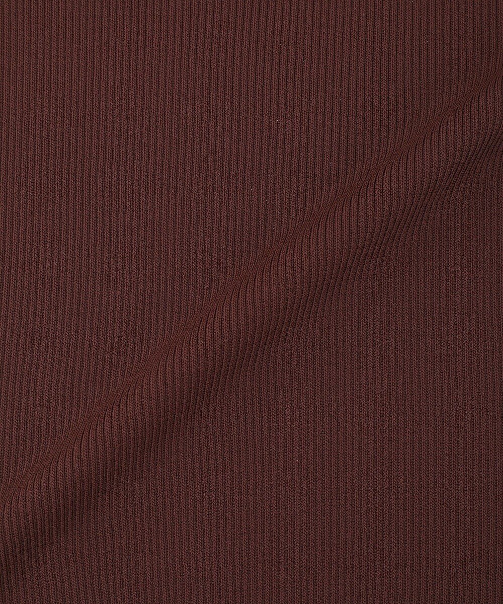 YECCA VECCA 5分袖リブニット 