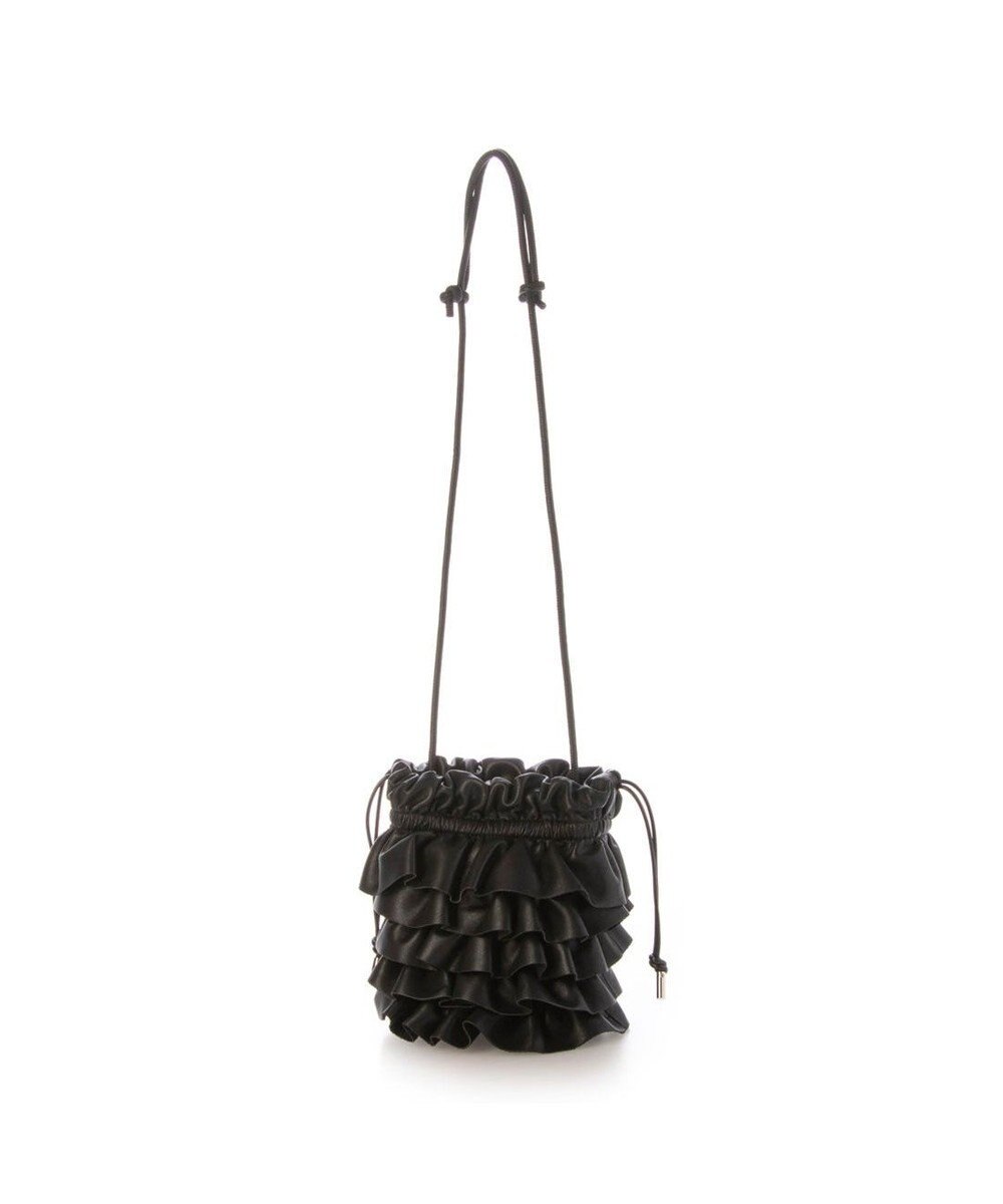 UNBILLION 【テレビ ドラマ着用アイテム】カシュカシュ cachecache / フリルギャザースマホショルダーバッグ 