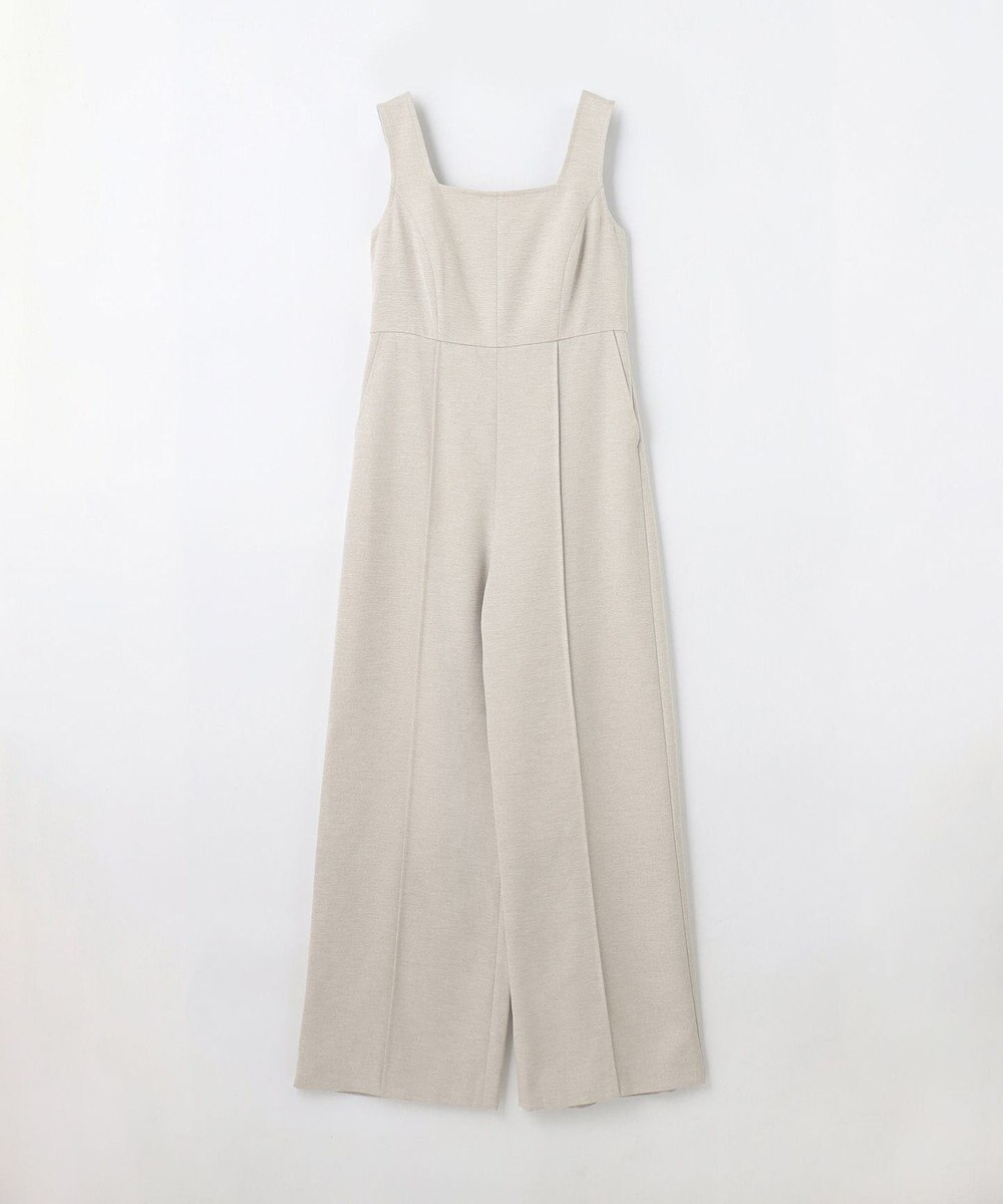 GRACE CONTINENTAL 麻調ベルトサロペット 