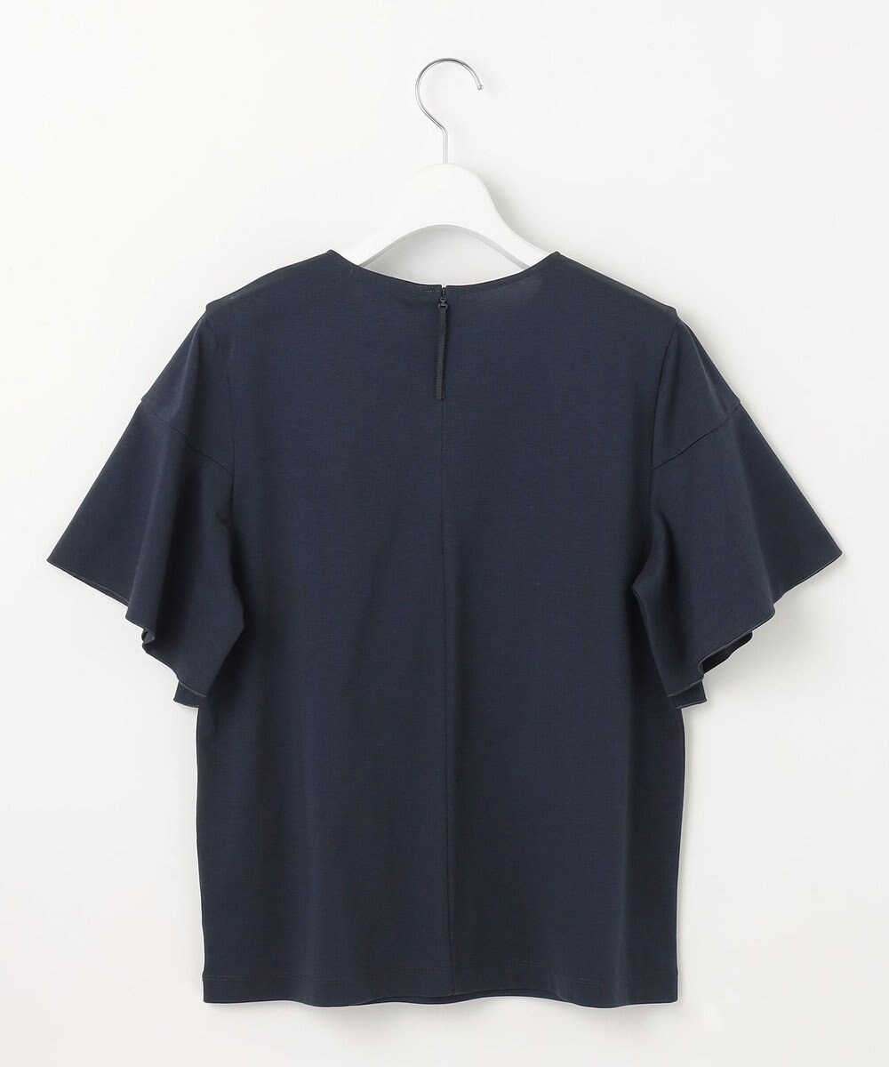 自由区 S 【接触冷感・UVカット・吸水速乾・抗菌防臭・洗える】ハイツイストポンチフレアディティール カットソー 