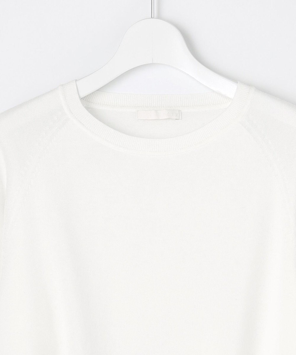 自由区 【洗える】レースコンビ ニット 