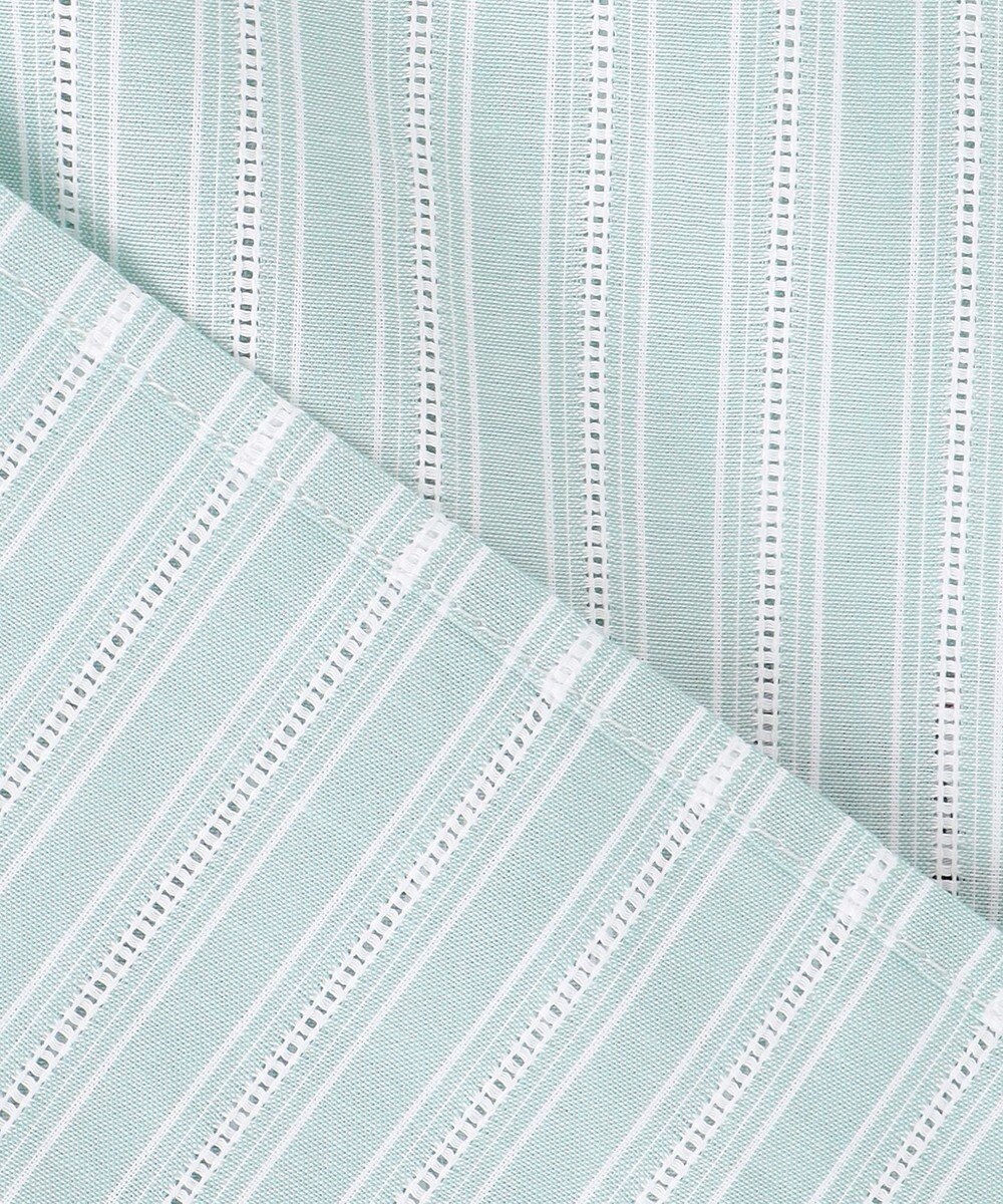 J.PRESS LADIES 【洗える】BEZ 空羽ストライプ クルーネック ブラウス 