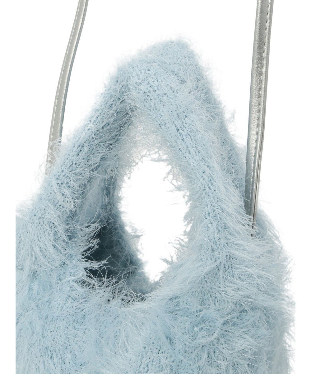 Green Parks ・モヘアライクニットリボンバッグ 