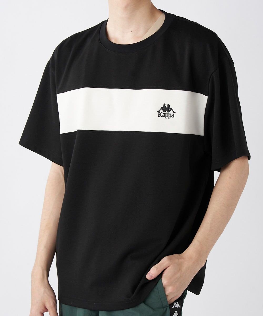 OP／FILA 【Kappa】カラーブロック切替半袖Tシャツ 