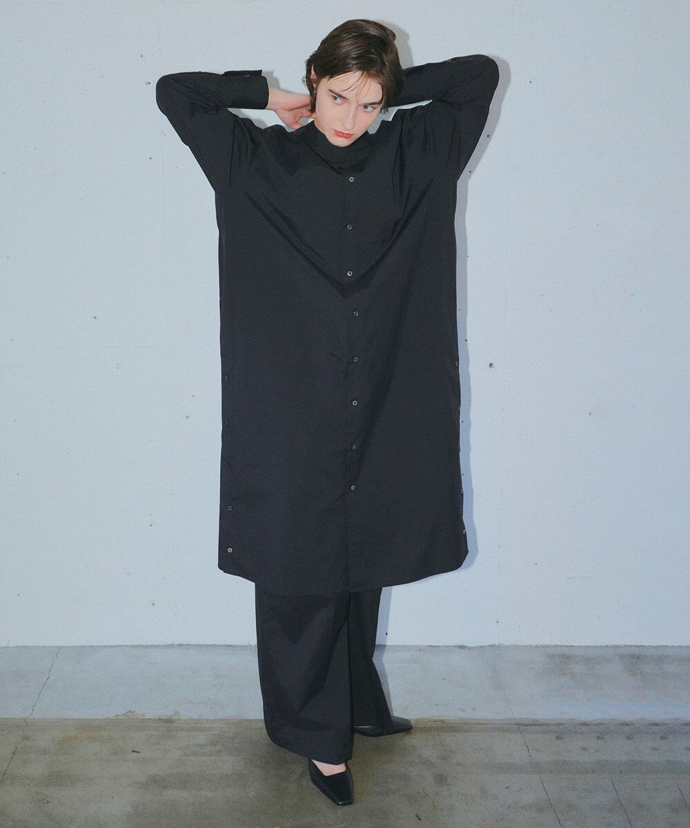 NAVE 【ReNAVE・セットアップ可/洗える/接触冷感/UVケア】コットンポリブロード ワンピース 