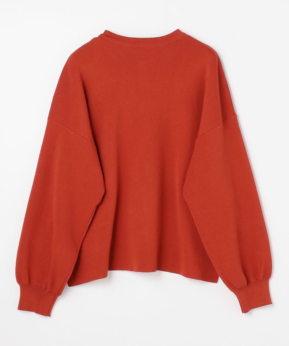 ANY スウェットライクニットカーディガン 