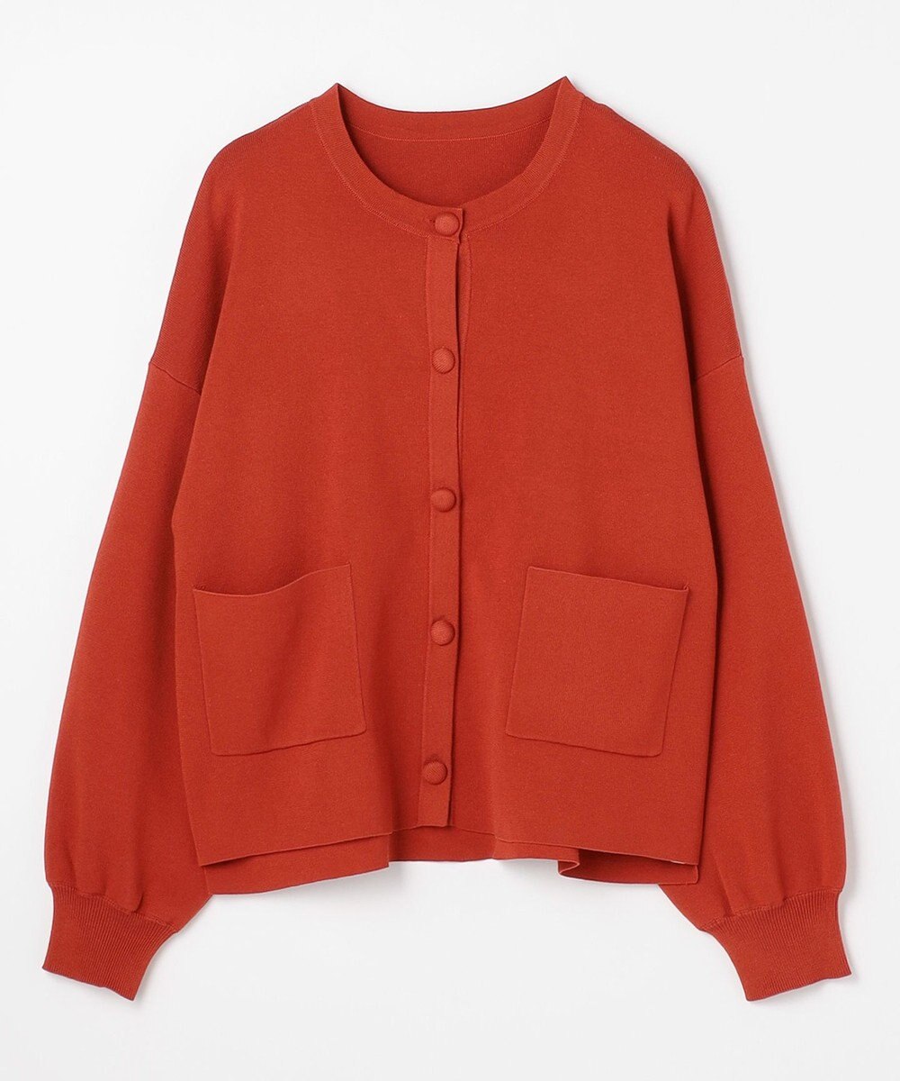 ANY L スウェットライクニットカーディガン 