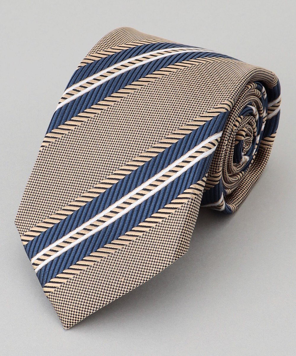 GOTAIRIKU GOTAIRIKU別注【日本製】シルク ネクタイ_レジメンタル 