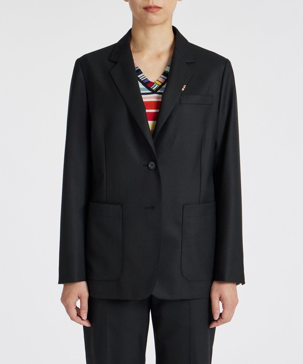 Paul Smith ソリッド ウールストレッチ ジャケット A Suit To Travel In ブラック