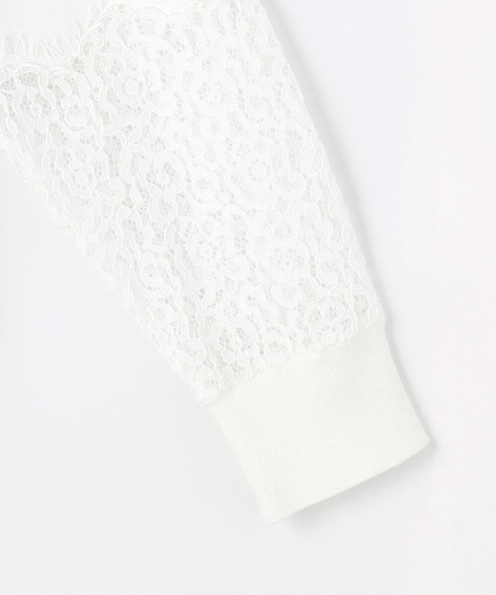 自由区 【洗える】レースコンビ ニット 