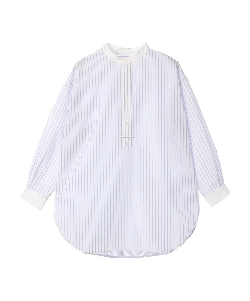 AMERICAN HOLIC イージーケアバンドカラーシャツチュニック 