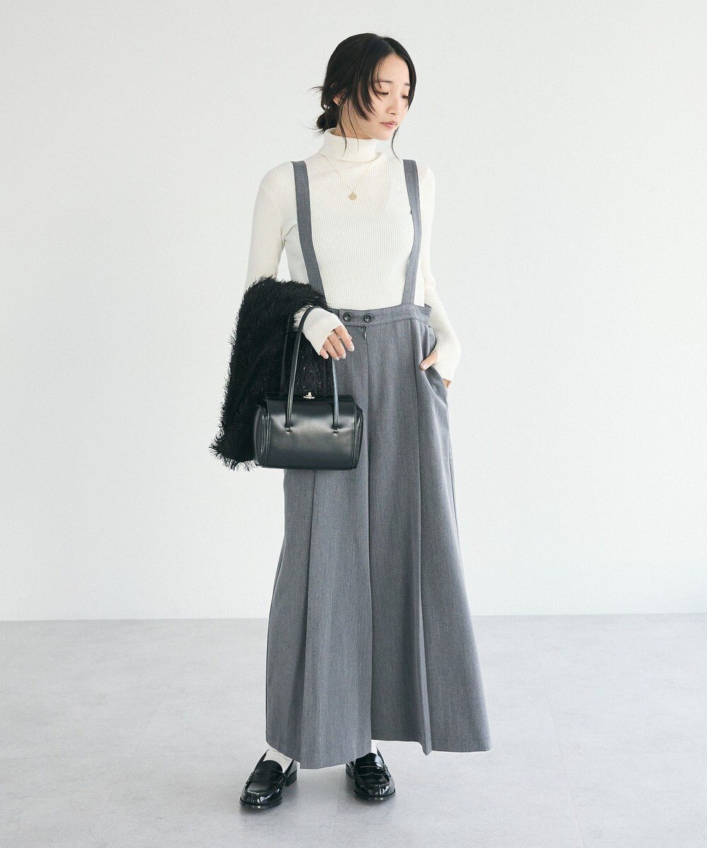 CRAFT STANDARD BOUTIQUE ベルト付きオールインワン Gray