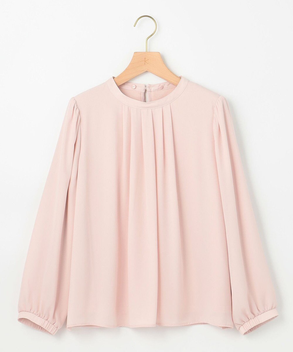 組曲 S 【WEB限定・2WAY】ジョーゼットシフォンレース襟 ブラウス 