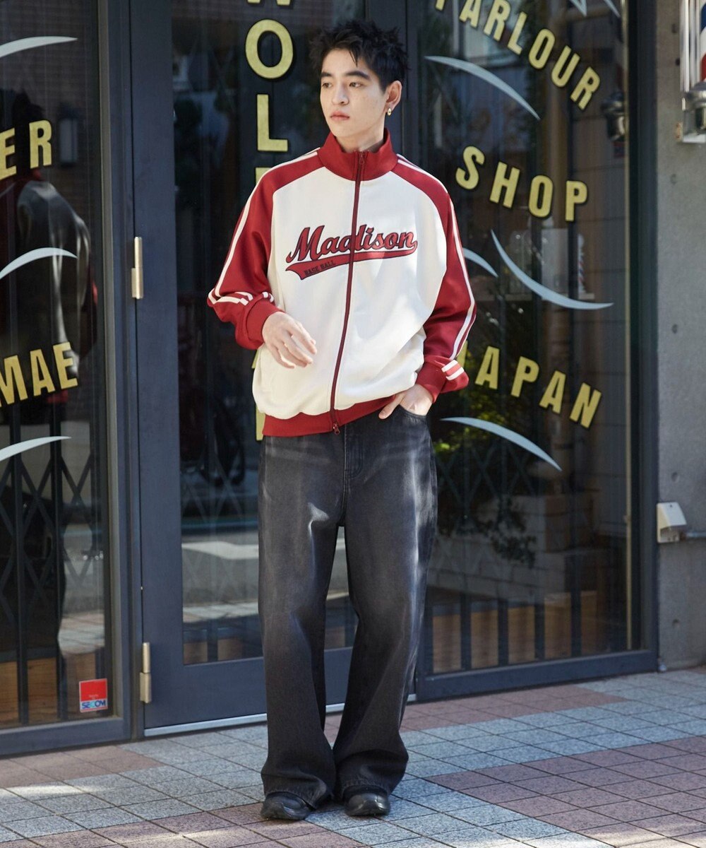 WEGO 【ユニセックス着用ITEM】ラグランライントラックジャケット 