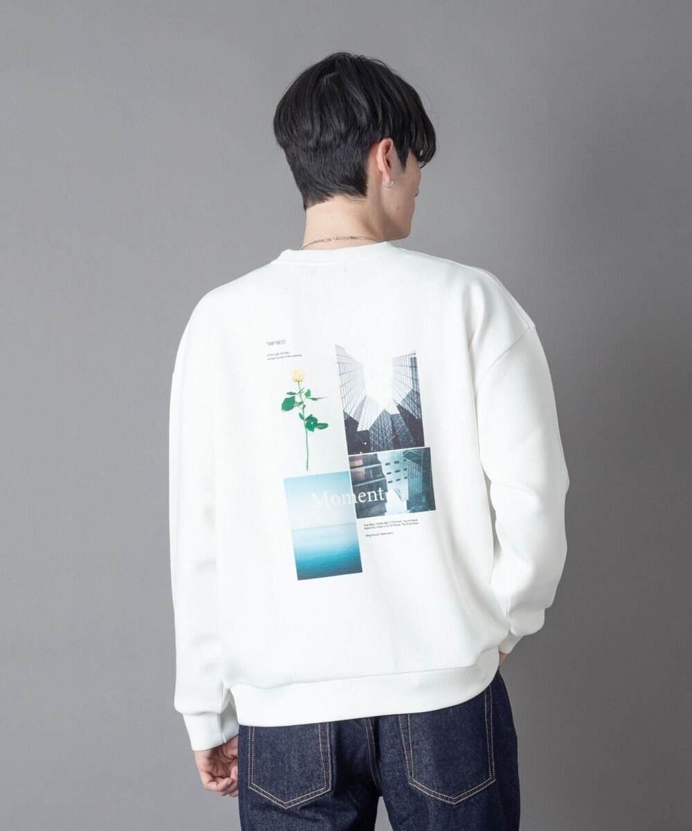 WEGO 【ユニセックス着用ITEM】アクセ付きフォトグラフィックプルオーバー 