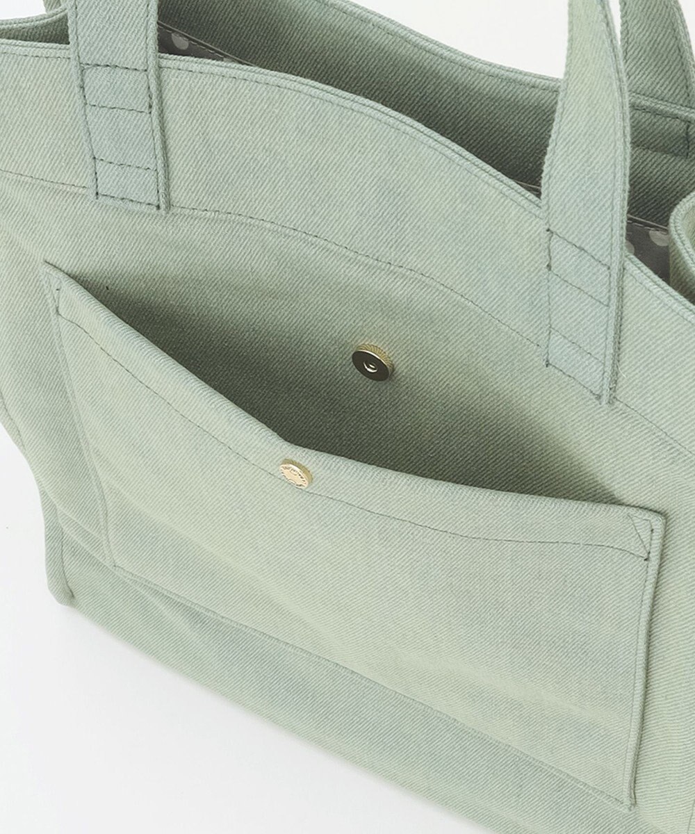 LA BAGAGERIE チャーム付きデニムバッグ Mサイズ 