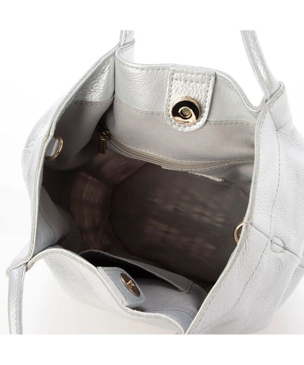 UNBILLION perche 牛革×ヤナギ底2wayトートバッグ 