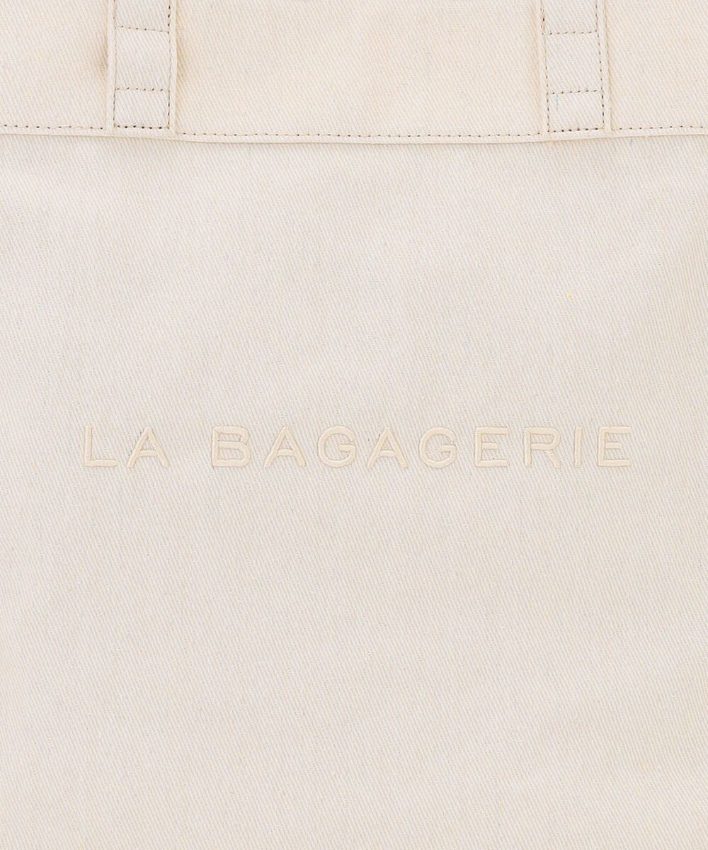 LA BAGAGERIE チャーム付きデニムバッグ Mサイズ 