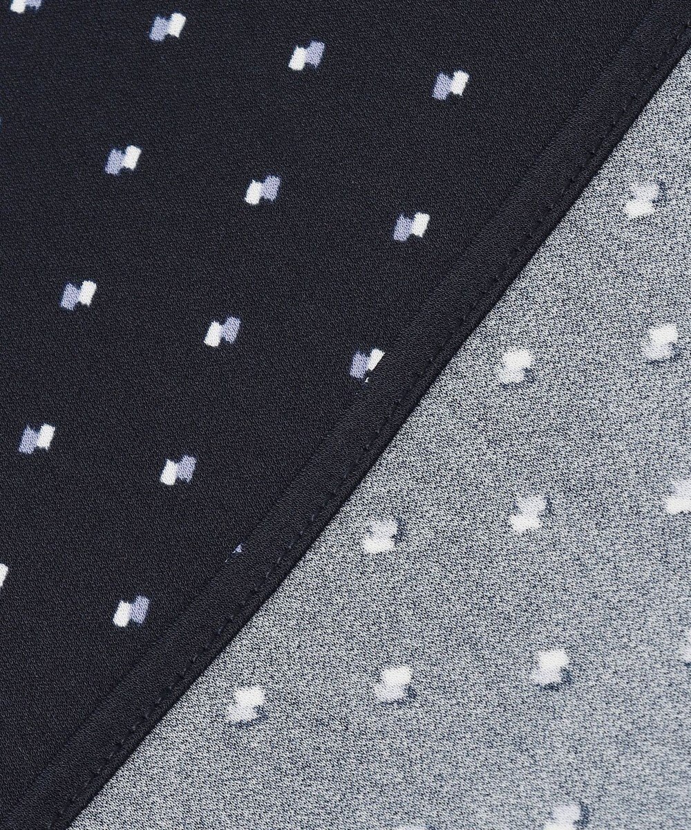 ANY SIS 【接触冷感・吸水速乾・UVケア】エアリードレープスムース 七分袖 ブラウス 