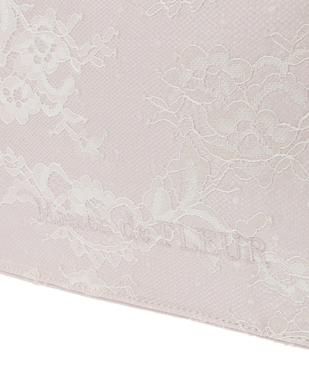 Maison de FLEUR レースフリルハンドルスクエアトートSバッグ 